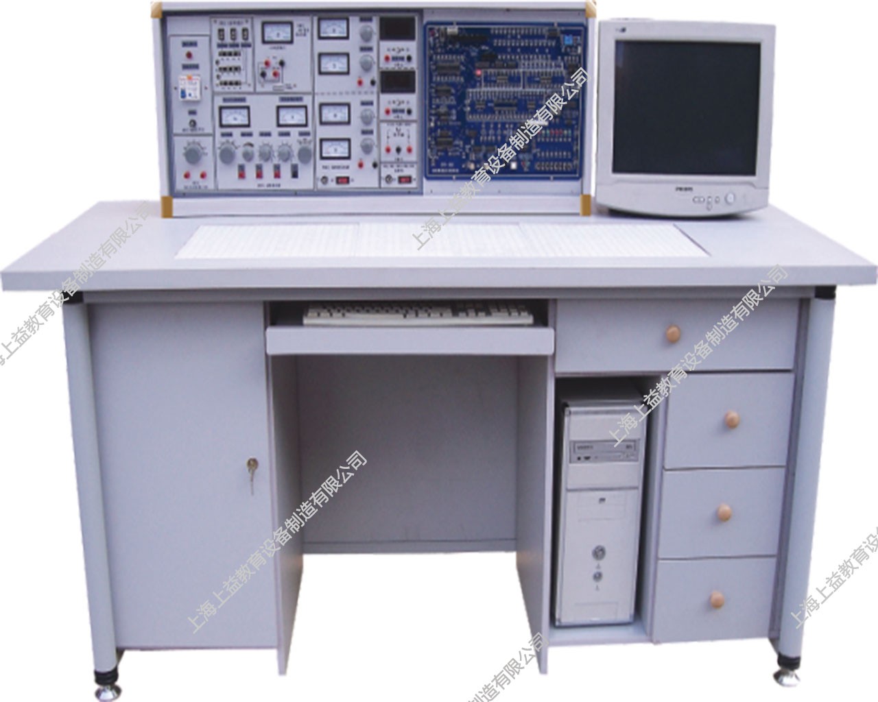 SYBK-535F	模电、数电、微机接口电路、微机应用综合实验室成套设备