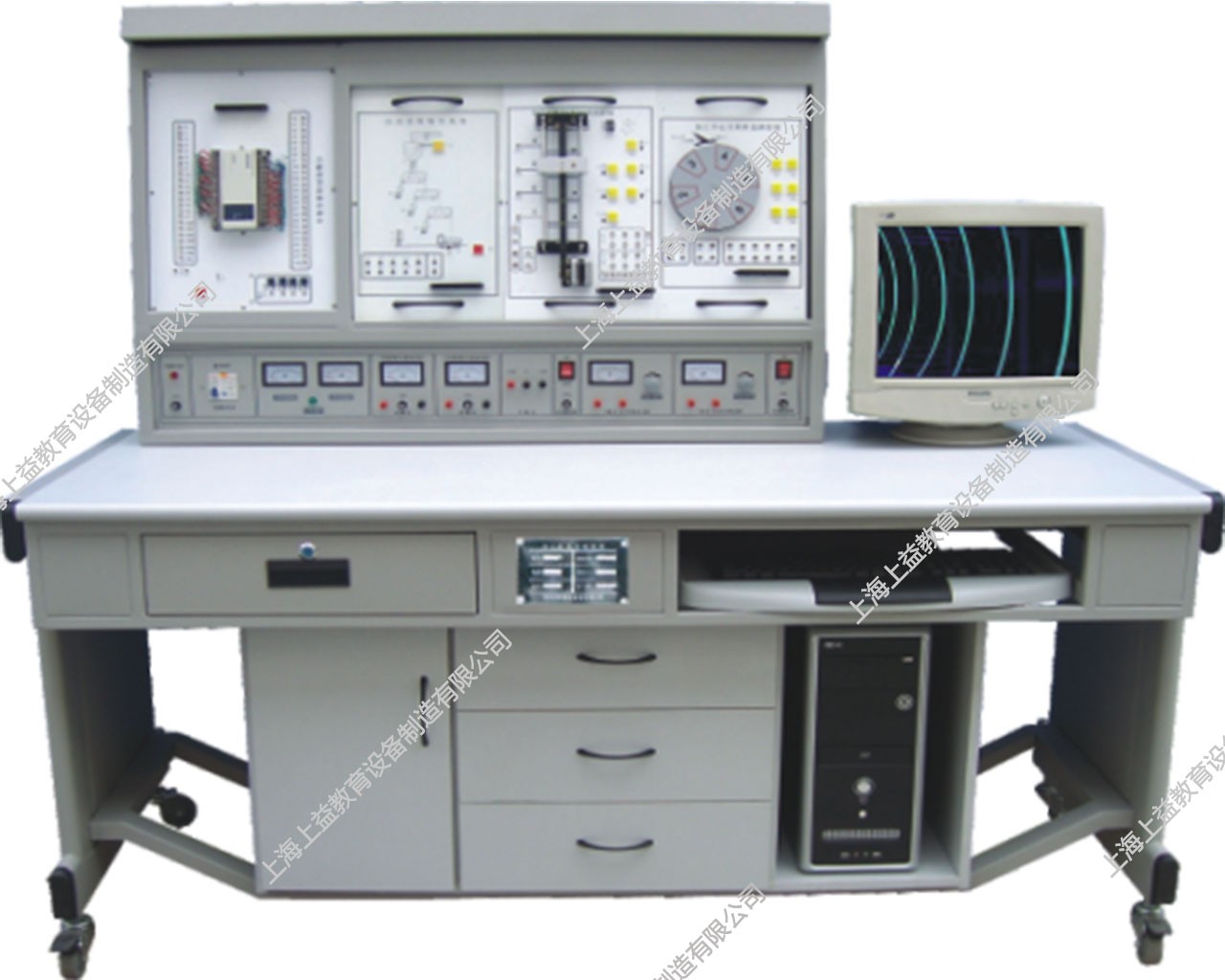 SYPLC-02A PLC可编程控制器实验装置（功能增强型）（立式、挂箱积木式）