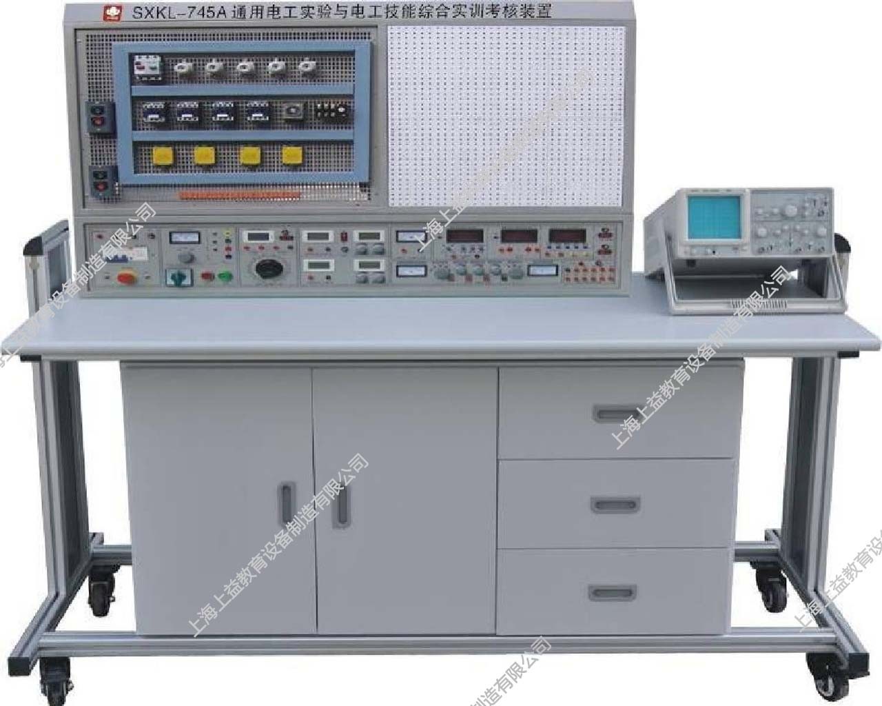 SYJNL-465B立式电工、模电、数电、电拖创新实验与技能实训考核综合装置