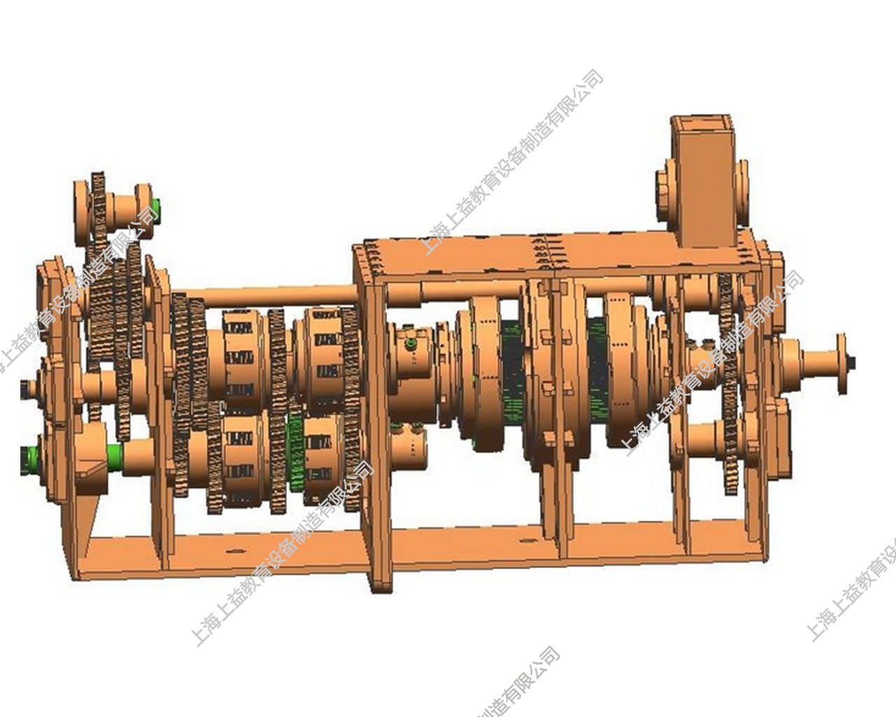 拖拉机变速器解剖模型